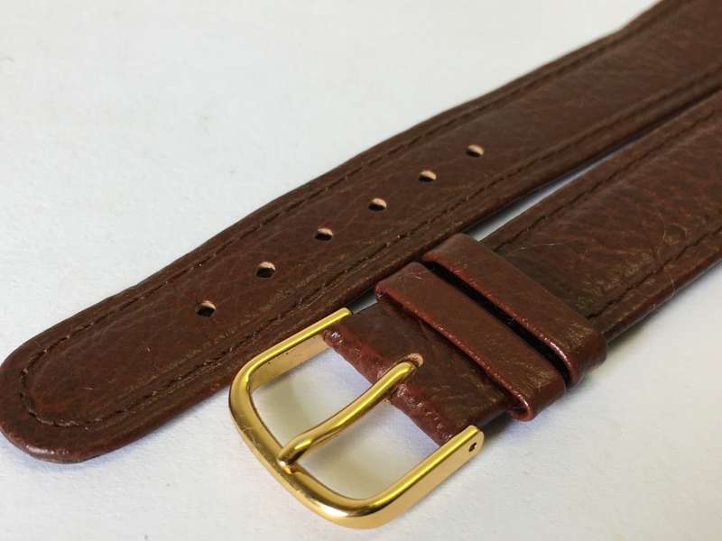 18mm leather watch strap