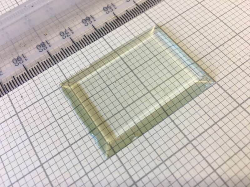 Bevel edge glass for carriage clock - 42 x 32.5mm