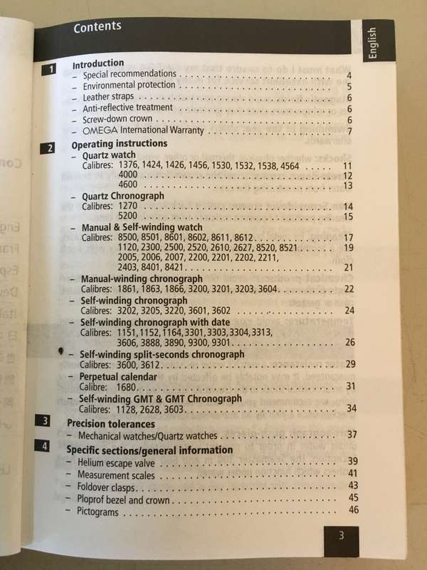 OMEGA - handbook/operating instructions