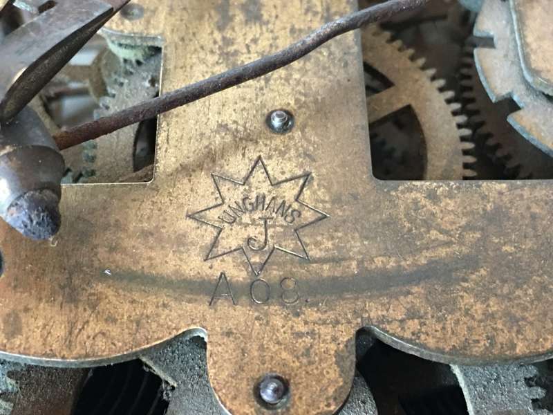 JUNGHANS antique clock movement - parts/repair