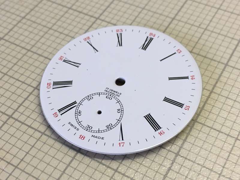 40mm pocket watch dial