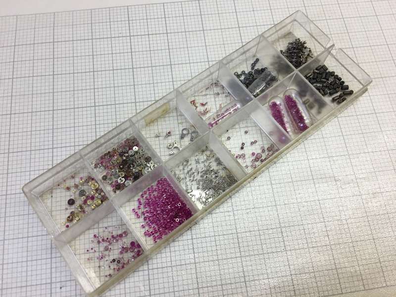 Watch parts - jewels, bushings, pallet forks, balance staffs