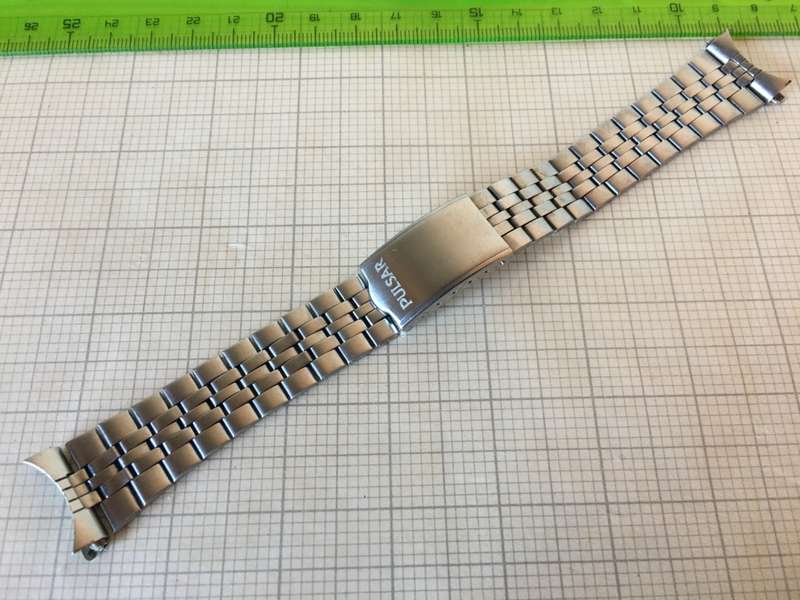 PULSAR - 20mm stainless steel bracelet