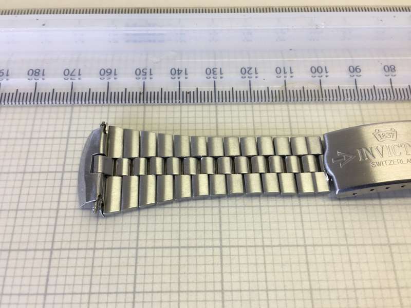 INVICTA 1837 - 20mm stainless steel bracelet