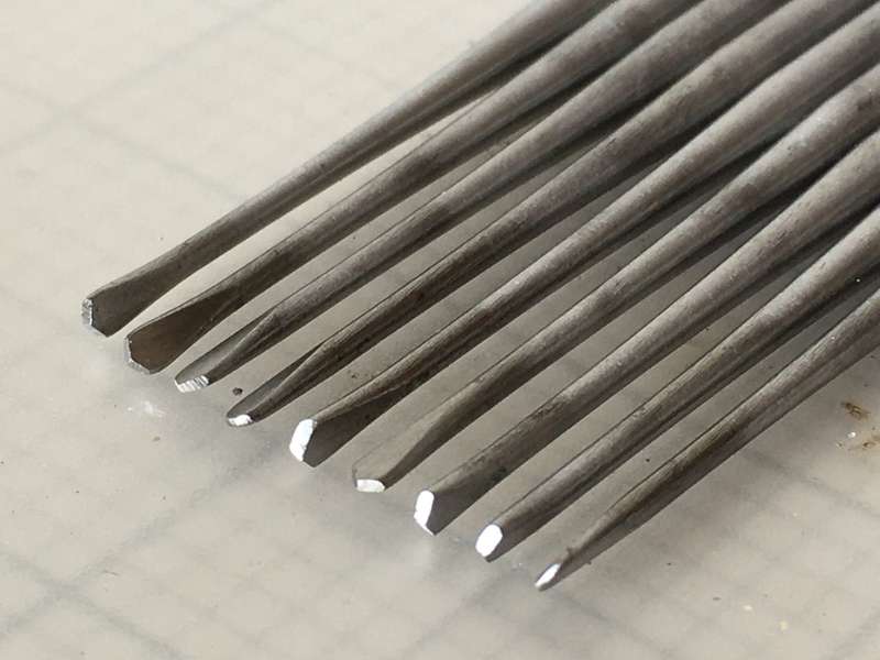Watchmakers re-pivoting drill bits - 9 pieces