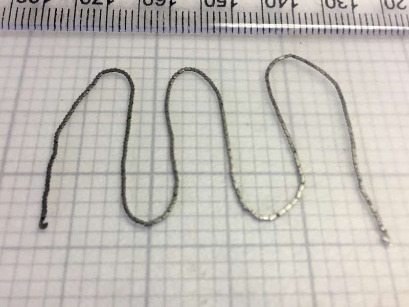 Chain for fusee pocket watch movement - 182mm