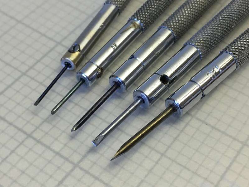 Watchmakers screwdrivers