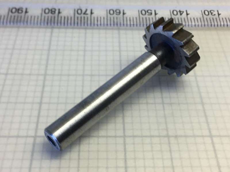 Woodruff milling cutter