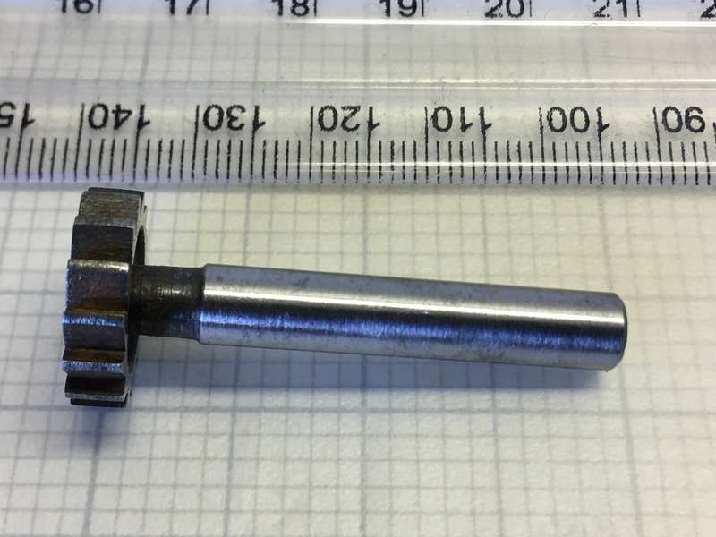 Woodruff milling cutter