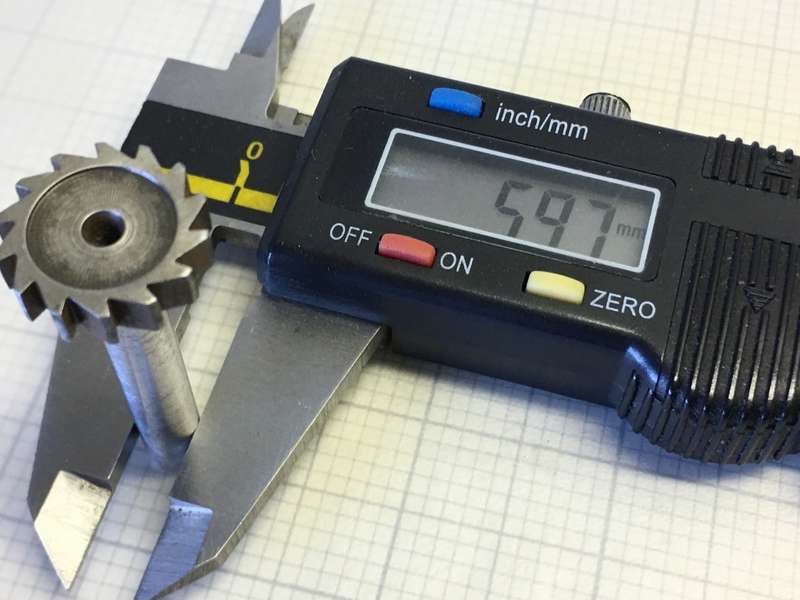 Woodruff milling cutter