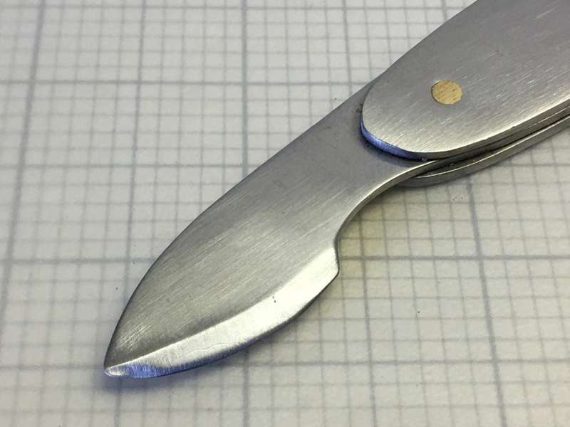 Watch case back opener knife