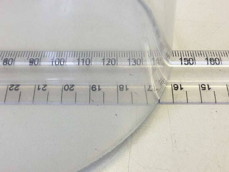 Glass dome for anniversary clock