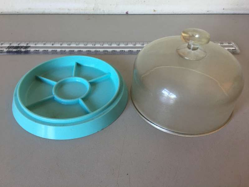 Watch parts container with dome