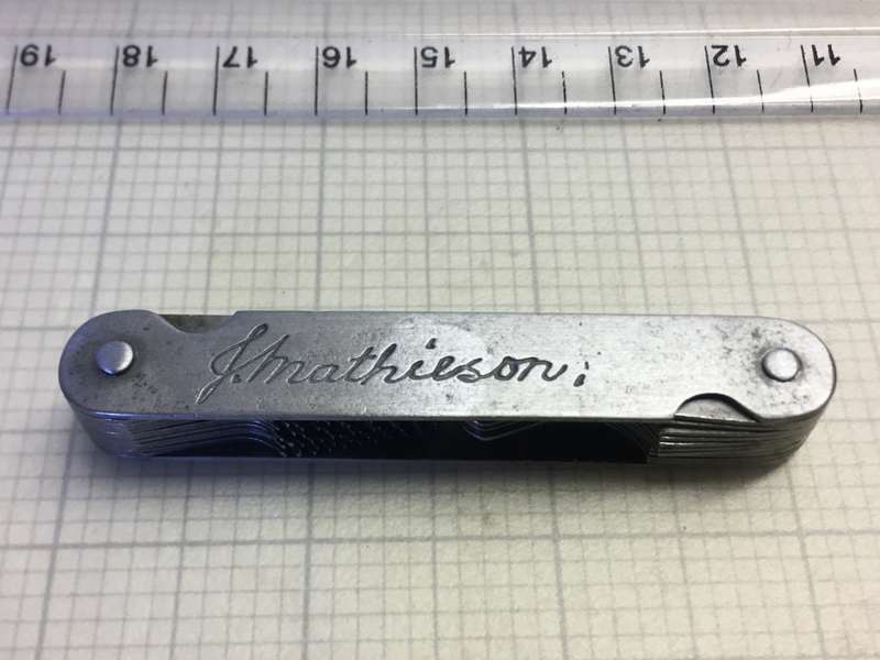 Starrett No.40 screw pitch gauge