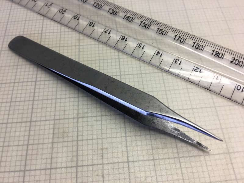 Vintage stainless steel tweezers