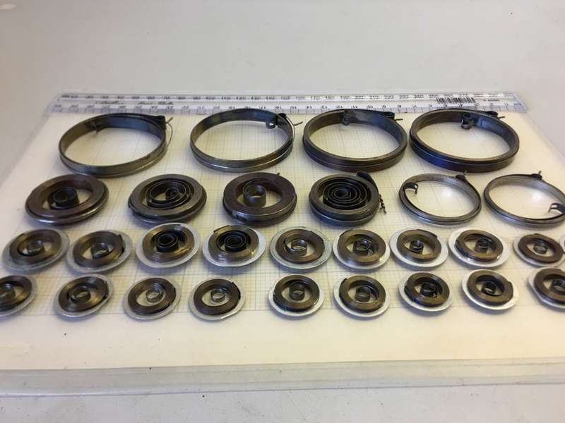 Assorted alarm clock springs- 30 pieces