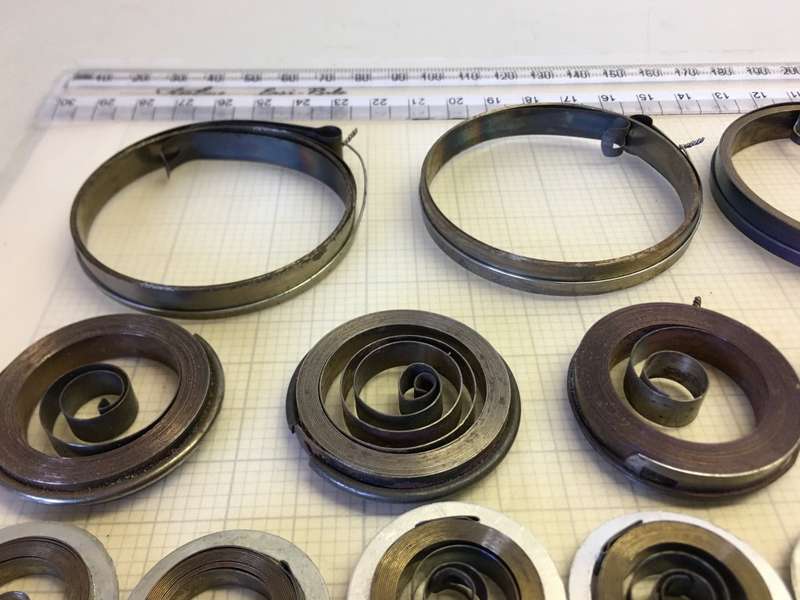 Assorted alarm clock springs- 30 pieces