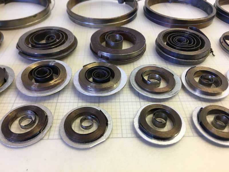 Assorted alarm clock springs- 30 pieces