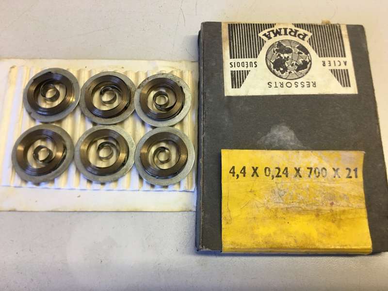 EUROPA 00 alarm clock springs - 6 pieces