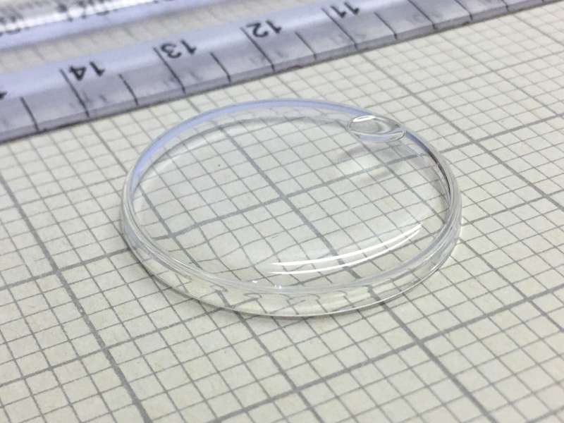ROTARY  AS 1555/1581 - 283mm acrylic crystal with magnified date display