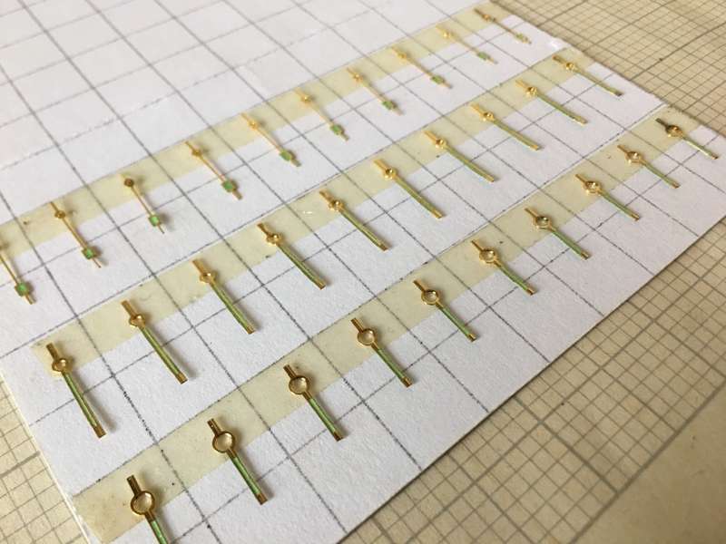 Hour, minute & seconds hands for watch - 10 sets - #1