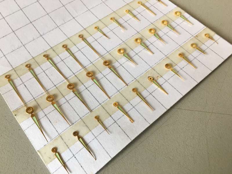 Assorted hour, minute hands for watch - 30 pieces - #3