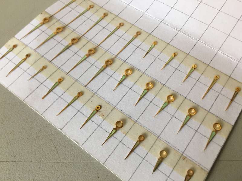 Assorted hour, minute hands for watch - 30 pieces - #3
