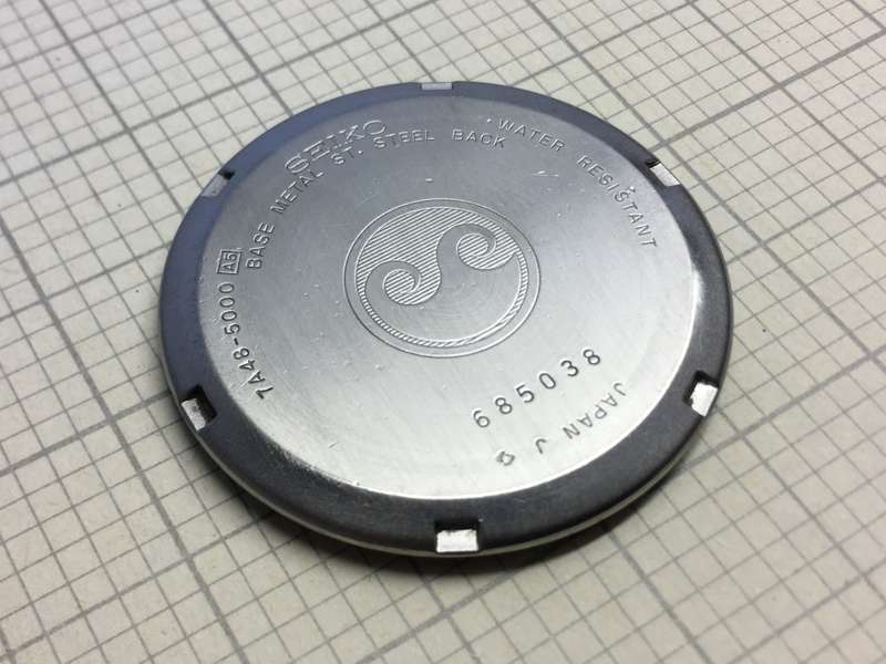 SEIKO 7A48 - 5000 case back