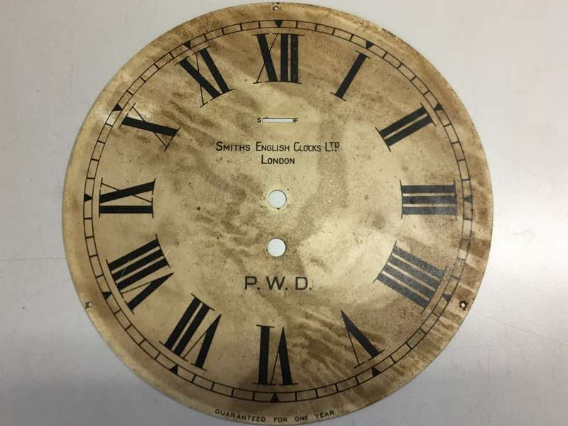 SMITHS -  clock dial - 252mm