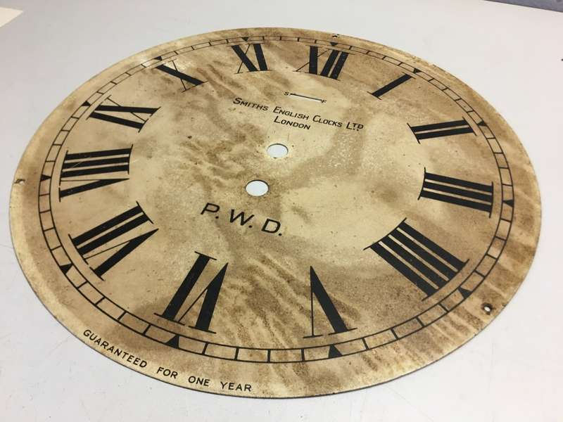 SMITHS -  clock dial - 252mm