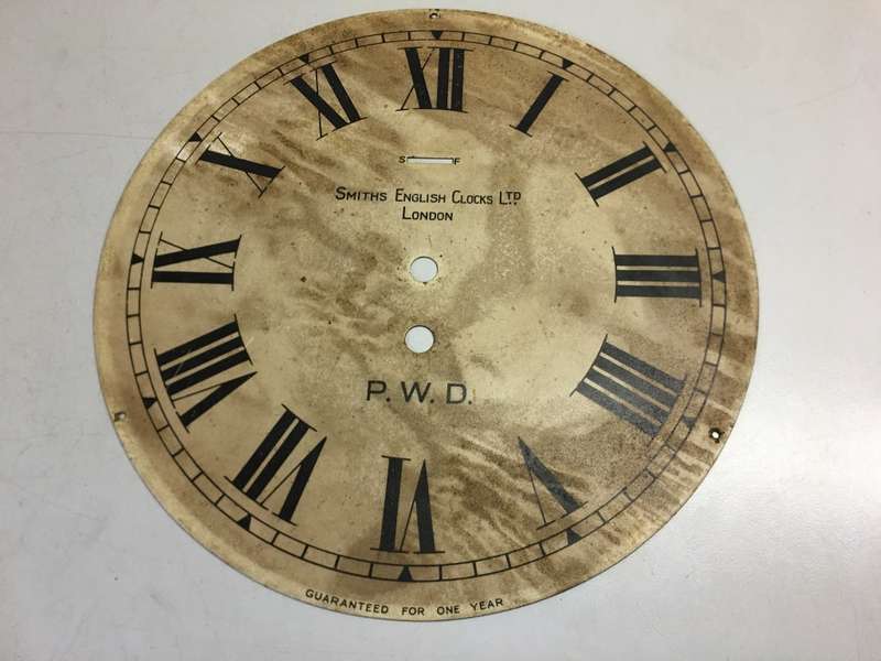 SMITHS -  clock dial - 252mm