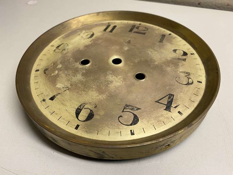 GB - 185mm antique clock dial