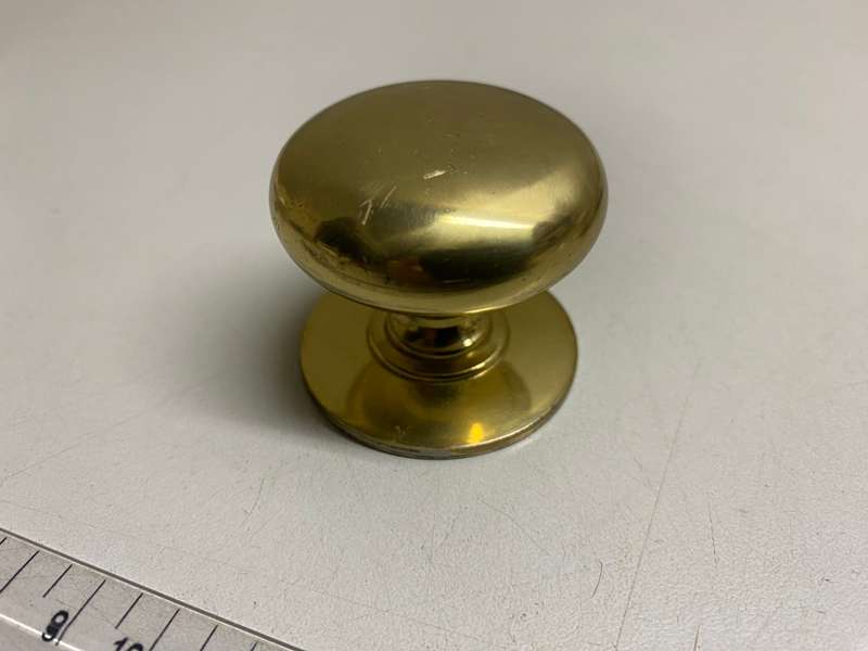 42mm brass door knobs - 3 pieces