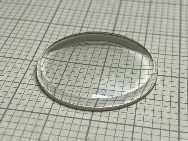 Curved mineral crystal for watch - 32mm