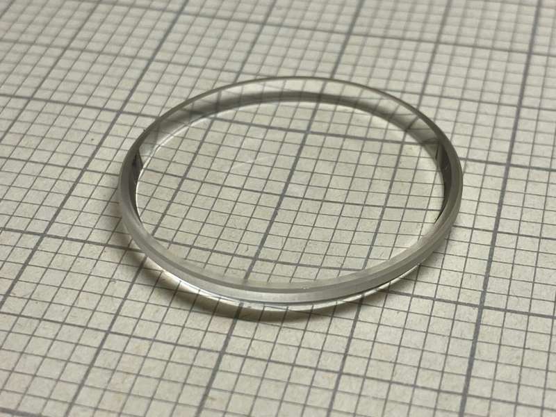 Curved mineral crystal for watch - 32mm