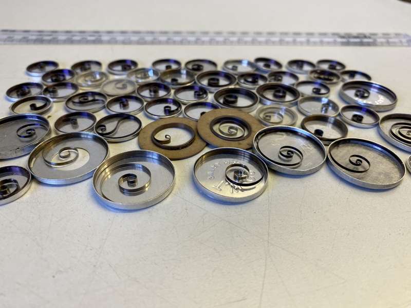 50 watch mainsprings