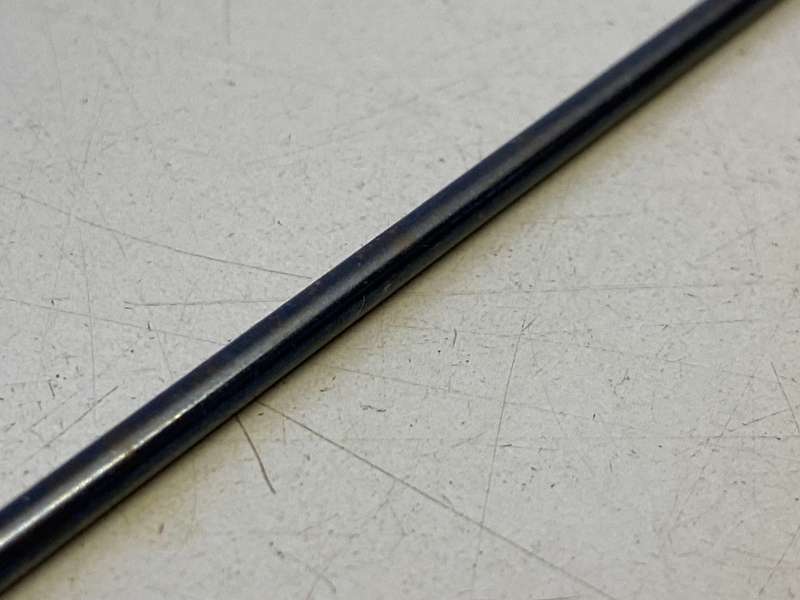 Blued pivot steel - 3.3mm