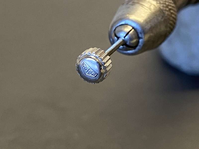 HEUER crown - 4.4mm