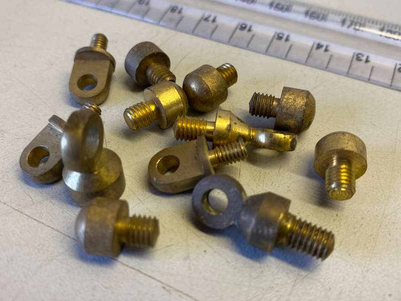 Clock weight end hooks/pieces