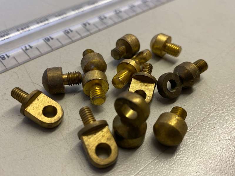 Clock weight end hooks/pieces