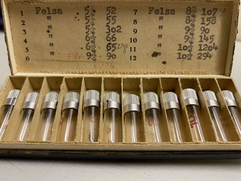Assorted FELSA watch balance staffs
