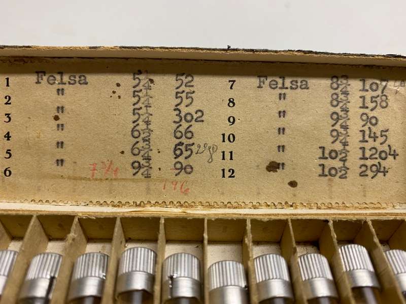 Assorted FELSA watch balance staffs