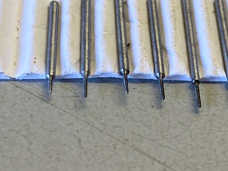Watchmakers/jewelers micro size threading taps
