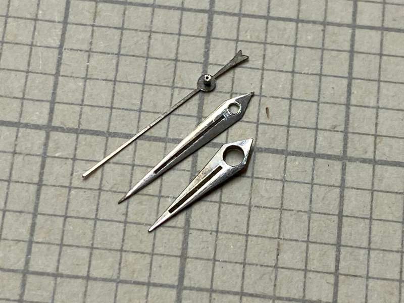 OMEGA - silver hands for caliber 561,564 - Constellation Piepan