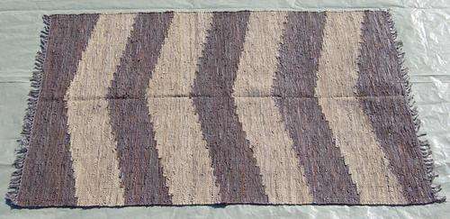 RUGS by SERAFIAN:: HANDWOVEN LEATHER KILIM RUG , 187x120cm, BEST DEAL IN SA!
