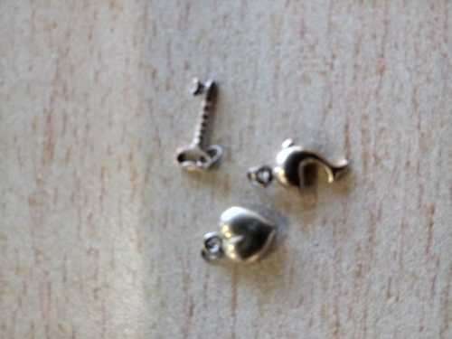 9CT CHARMS X3