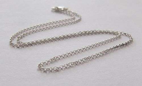 ROUND LINK SOLID STERLING SILVER NECKLACES WITH STRONG CLASP AND SILVER BRACELET