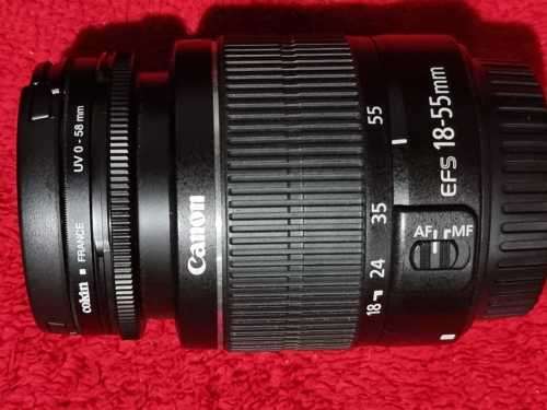 Canon 2000D camera and 18 - 55mm lens