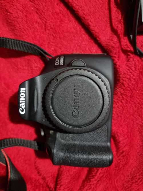 Canon 2000D camera and 18 - 55mm lens