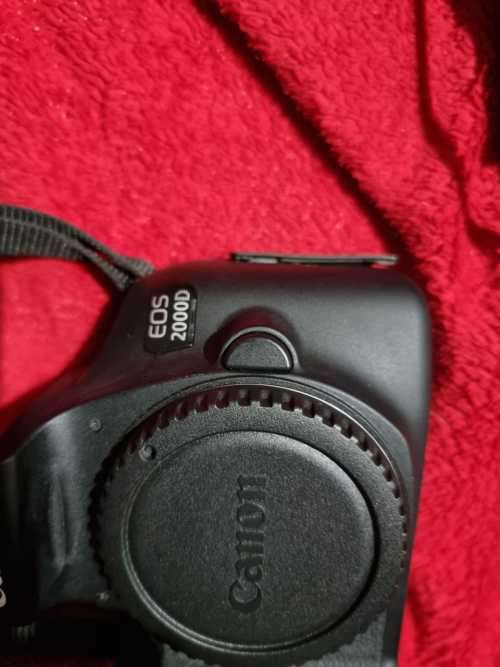 Canon 2000D camera and 18 - 55mm lens